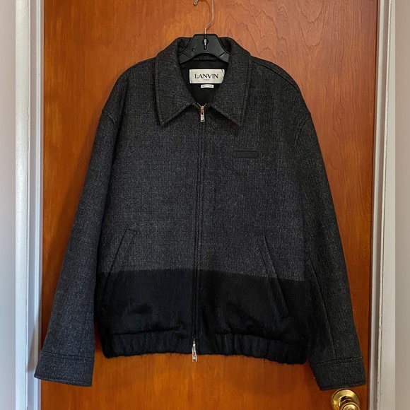 Lanvin Other - Lanvin Wool-Blend Bomber Jacket size 48/us size M